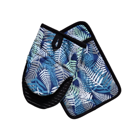 Комплект ръкавица с ръкохватка Floral - модел 11229