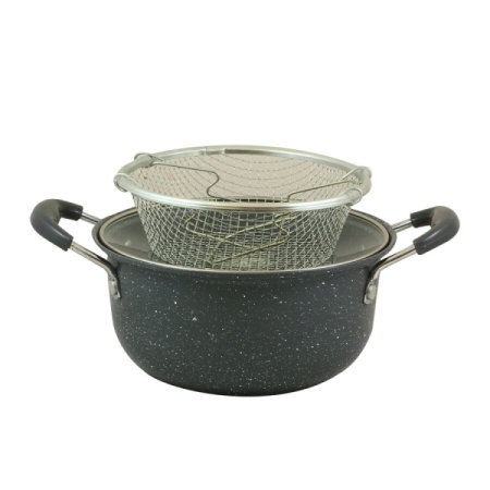 Тенджера с кошница 10967