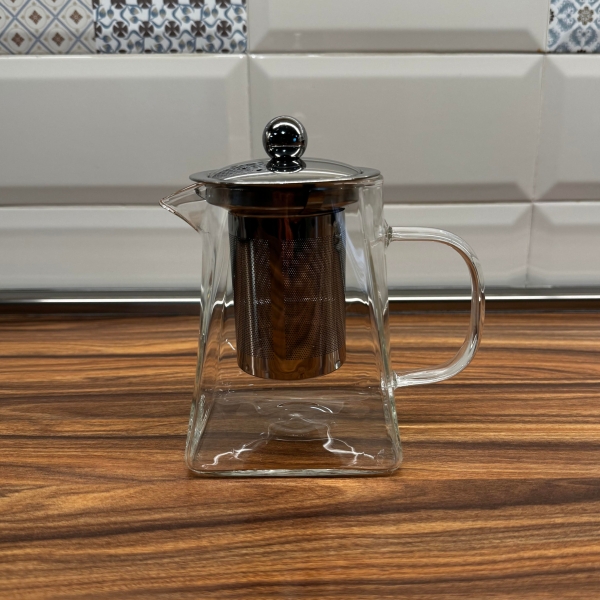 Кана за чай от боросиликатно стъкло 0.550л - модел 11154