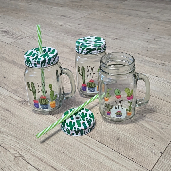 Буркан със сламка Cactus 0.500 л - модел 11227