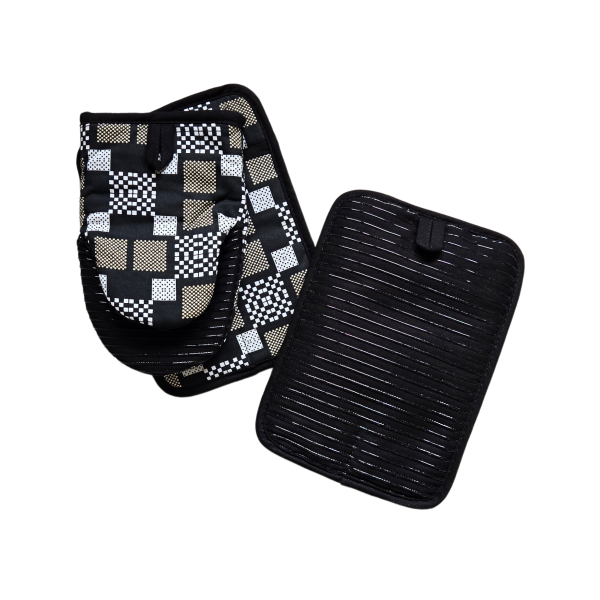 Комплект ръкавица с ръкохватка Floral - модел 11229