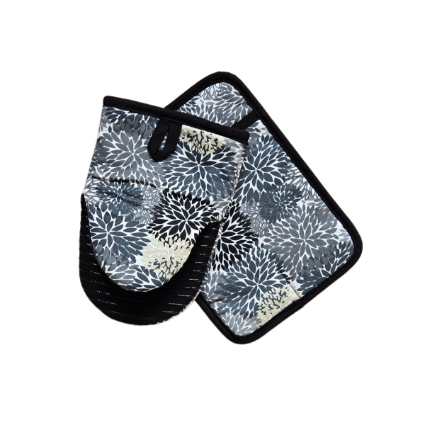 Комплект ръкавица с ръкохватка Floral - модел 11229