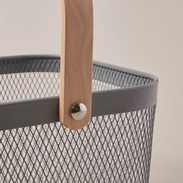 Кошница с бамбукова дръжка 10806