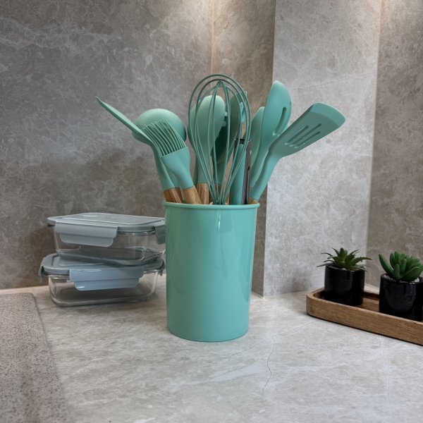 Комплект силиконови прибори 12 части 10807