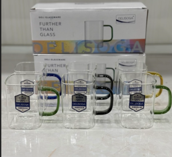 Комплект стъклени чаши 6 броя - модел 11239