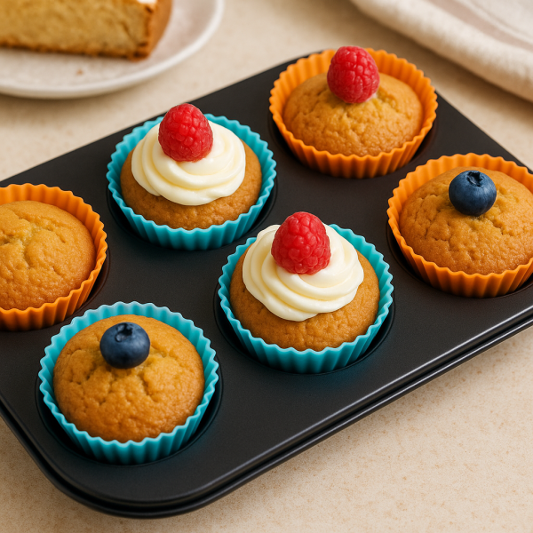 Форма за мъфини + силиконови формички - модел 11168