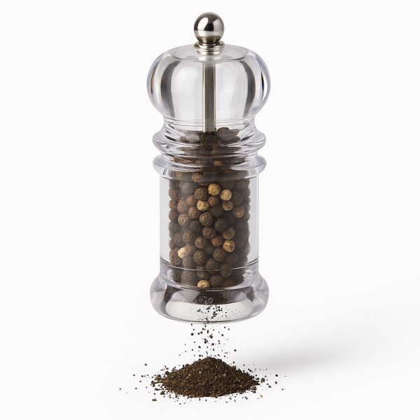 Комплект мелничка и солница акрил - прозрачен - модел 11252