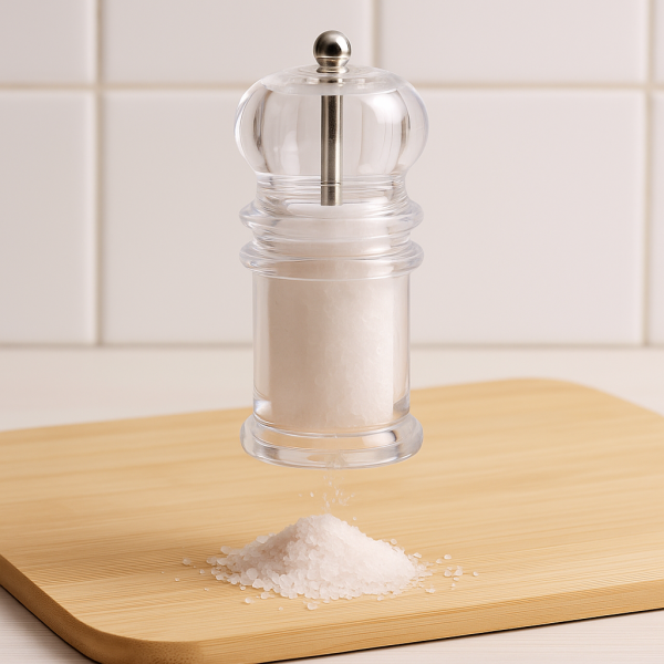 Комплект мелничка и солница акрил - прозрачен - модел 11252