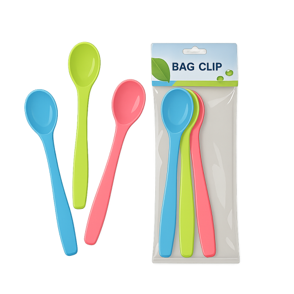 Комплект щипки за пакет 2 в 1 с форма на лъжица - модел 11248