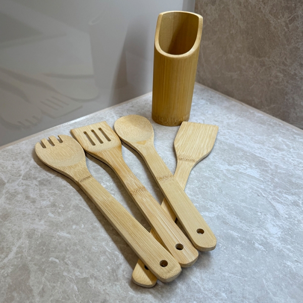 Комплект бамбукови прибори 5 части KINVARA - модел 11255