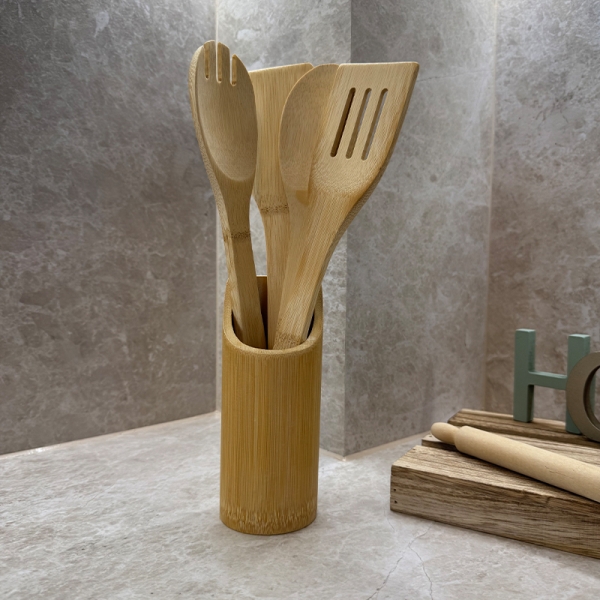 Комплект бамбукови прибори 5 части KINVARA - модел 11255