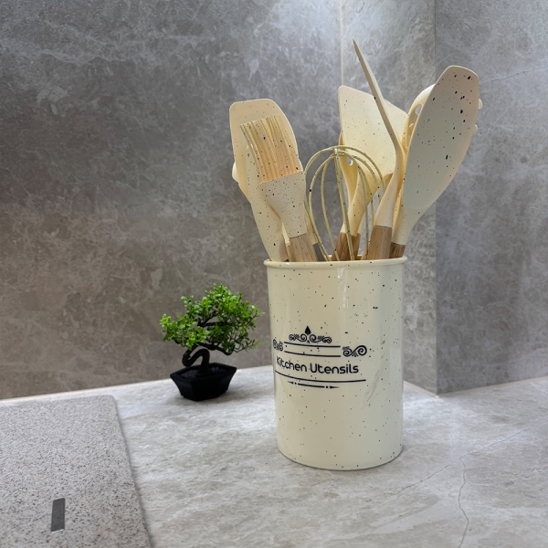 Комплект силиконови прибори Мрамор 12 части 10885