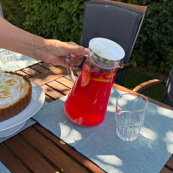 Кана  боросиликатно стъкло 1.8 л 11003