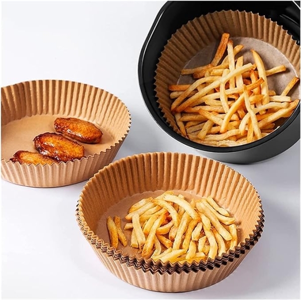 Хартиени форми за Еър Фрайър Ф20 см – 2 опаковки × 50 бр. (100 бр.) - модел 11282