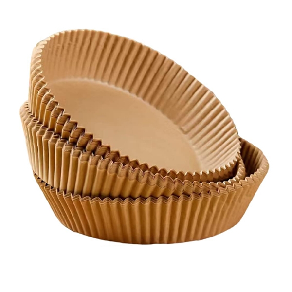 Хартиени форми за Еър Фрайър Ф16 см – 2 опаковки × 50 бр. (100 бр.) - модел 11283