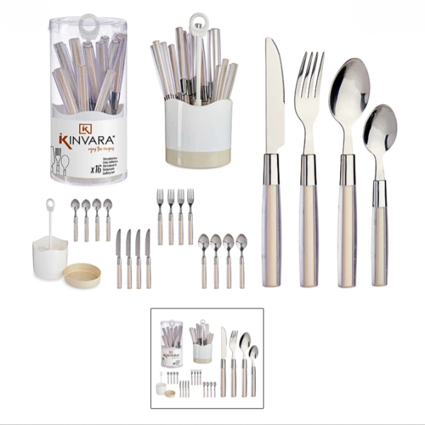 Комплект прибори KINVARA 16 части с поставка - модел 11250