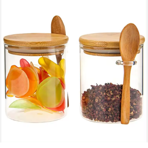 Буркани с лъжичка  2 х 0.800 л - модел 11302