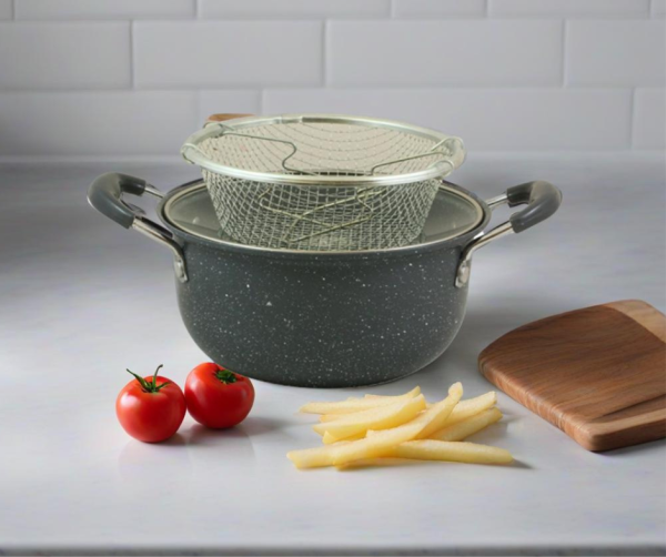 Тенджера с кошница 10967