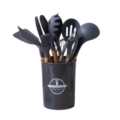 Комплект силиконови прибори 12 части 10807