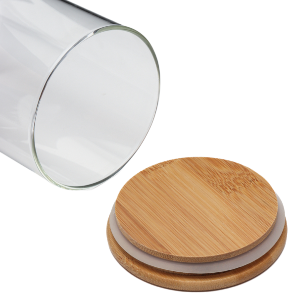 Буркан с бамбуков капак  0.560 мл 10896