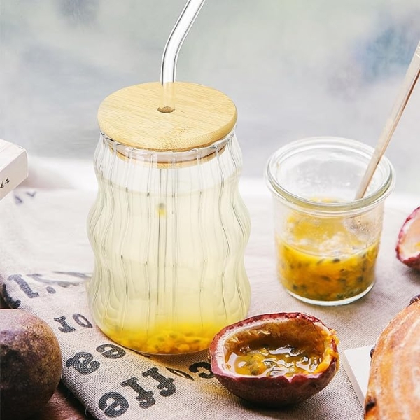 Буркан със сламка JUICE 0.500 л - модел 11075