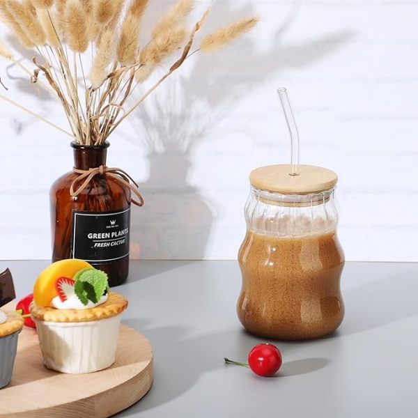 Буркан със сламка JUICE 0.500 л - модел 11075