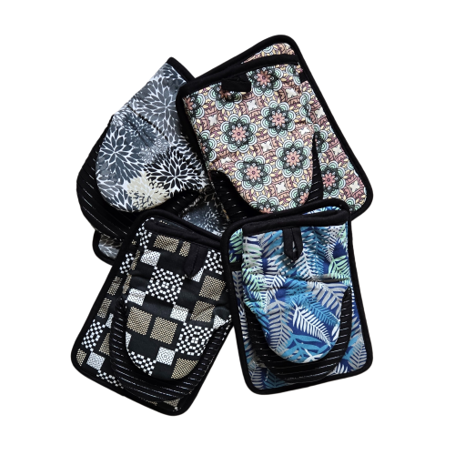 Комплект ръкавица с ръкохватка Floral - модел 11229