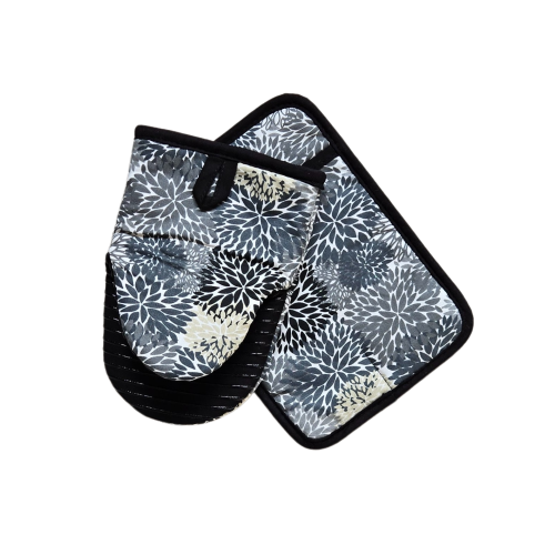 Комплект ръкавица с ръкохватка Floral - модел 11229