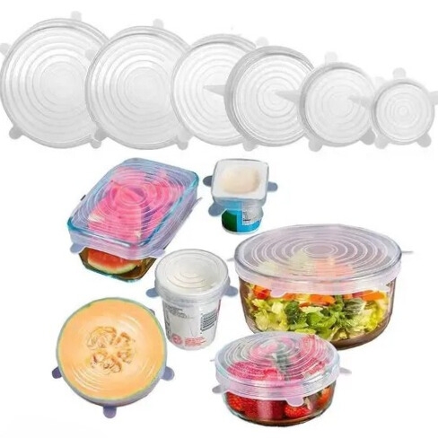 Комплект силиконови капаци 6 бр  10348