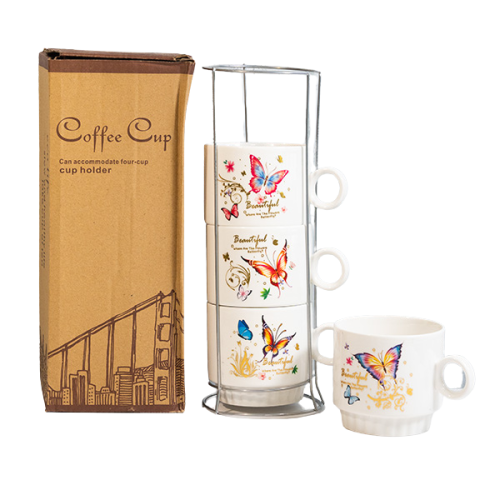 Комплект порцеланови чаши Natura - модел 10843