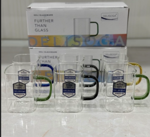 Комплект стъклени чаши 6 броя - модел 11239