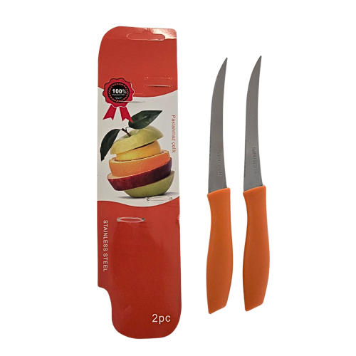 Комплект кухненски ножове 2 бр. цветни - модел 11246