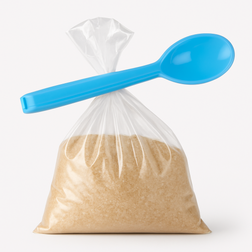 Комплект щипки за пакет 2 в 1 с форма на лъжица - модел 11248