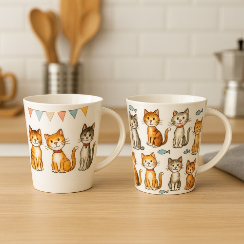 Порцеланова чаша Котки - 11263