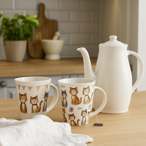 Порцеланова чаша Котки - 11263