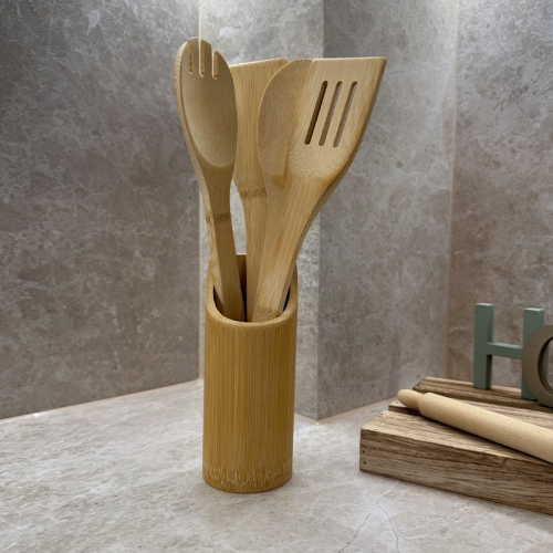 Комплект бамбукови прибори 5 части KINVARA - модел 11255