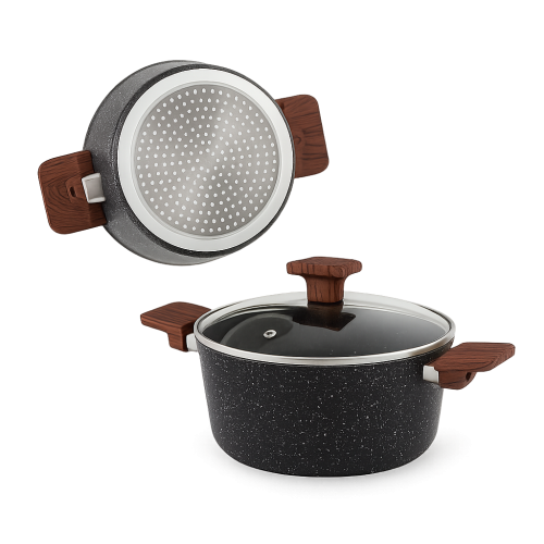 Тенджера с мраморно покритие 26 см - модел  11271