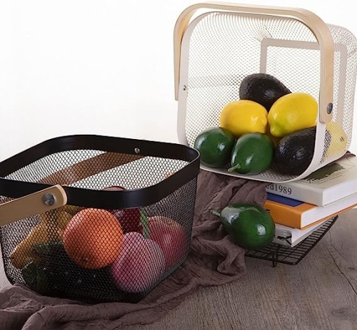 Кошница с бамбукова дръжка 10806