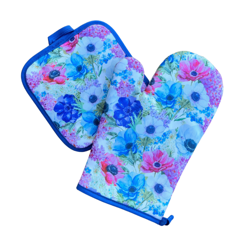 Комплект ръкавица с ръкохватка FLORAL 10857