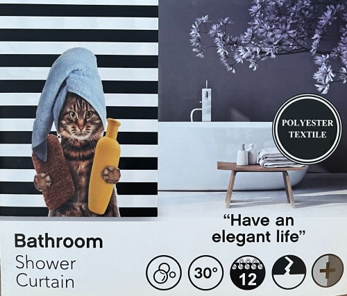 Завеси за баня 3D 10883