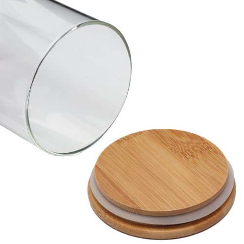 Буркан с бамбуков капак  0.560 мл 10896