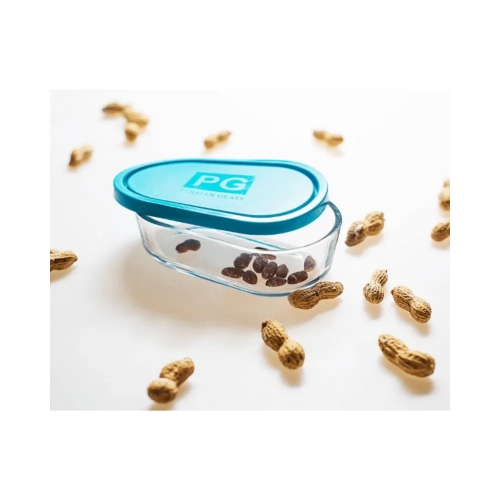 Стъклена купа с капак 0.480 л  - модел 11057