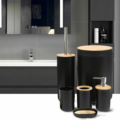 Комплект за баня с Бамбук 6 части - модел 11065